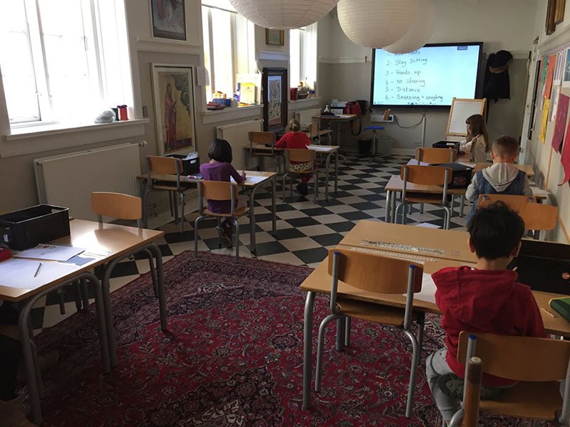 בתי ספר בדנמרק בימי הקורונה